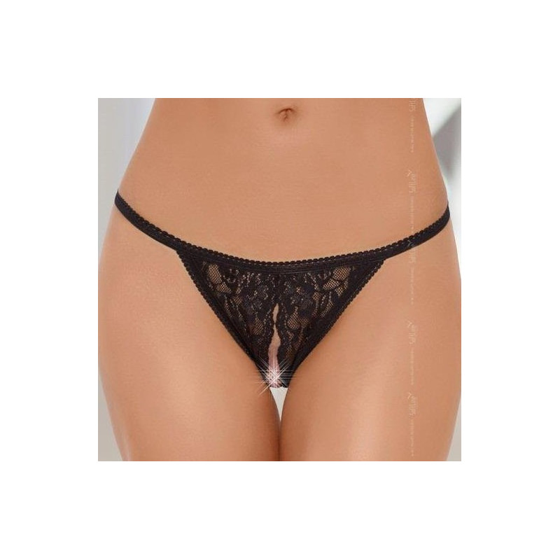 Softline String ouvert Zinaida Noir